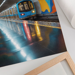 Plakát z fotky Metro a duha
