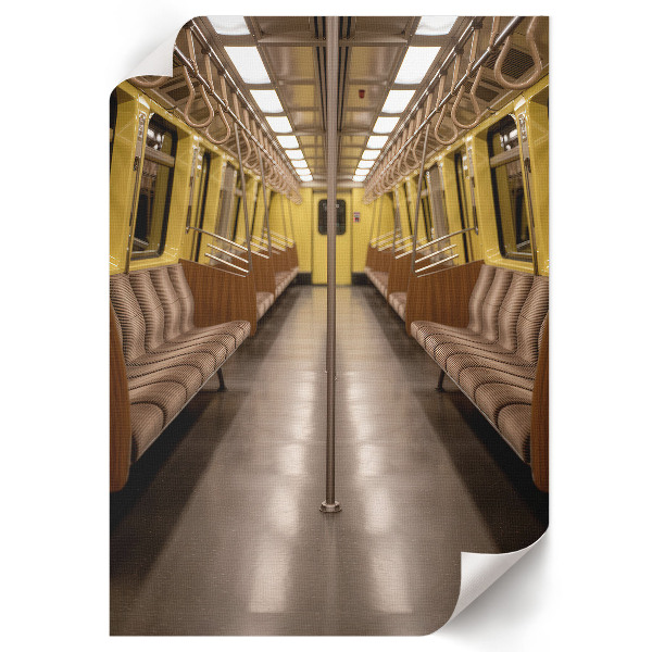 Plakát na zeď Žluté metro