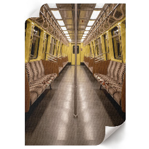 Plakát na zeď Žluté metro