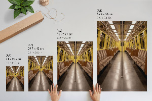 Plakát na zeď Žluté metro