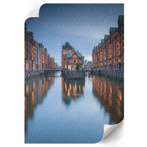 Plakát z fotky Město večer