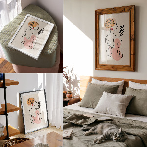 Plakát na zeď Boho žena