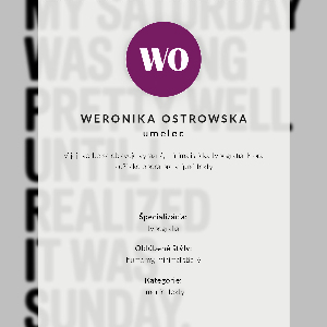 Dekorativní plakát Humoristický text