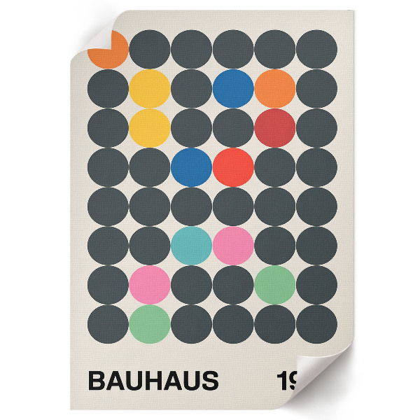 Plakát Abstrakce Bauhausu