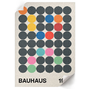 Plakát Abstrakce Bauhausu