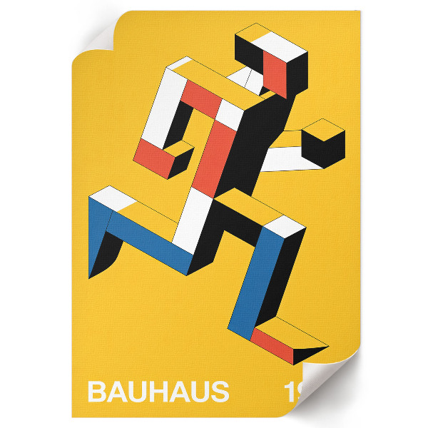 Plakát Bauhausský design