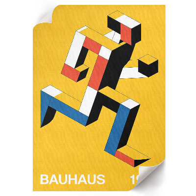 Plakát Bauhausský design