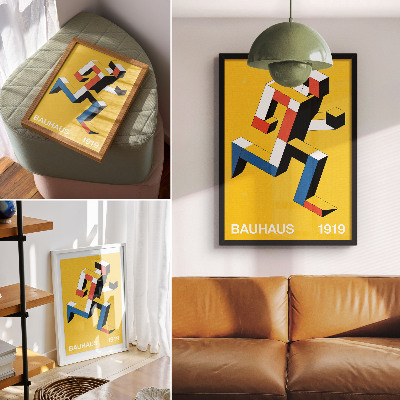 Plakát Bauhausský design
