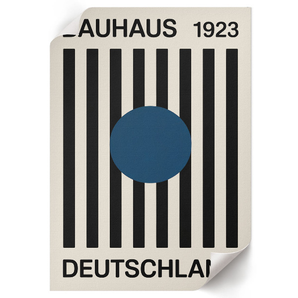 Plakát na zeď Bauhausský design