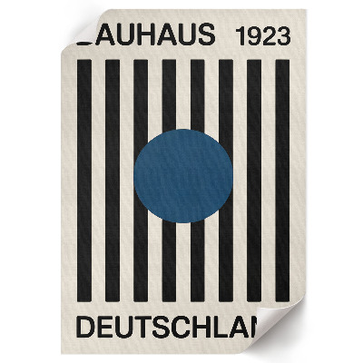 Plakát na zeď Bauhausský design