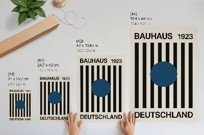 Plakát na zeď Bauhausský design