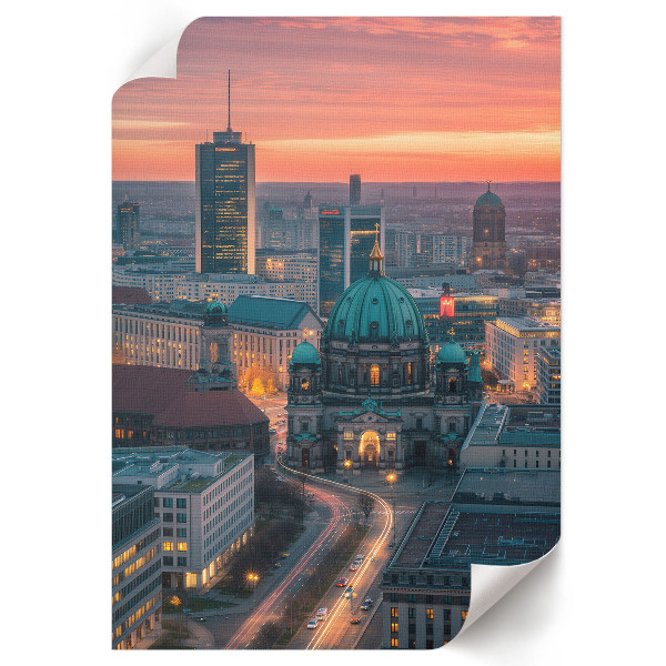 Tisk na plátno Panorama města