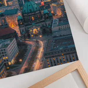 Tisk na plátno Panorama města