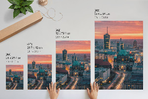 Tisk na plátno Panorama města