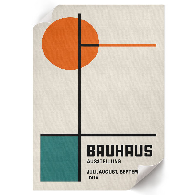 Plakát na zeď styl Bauhaus