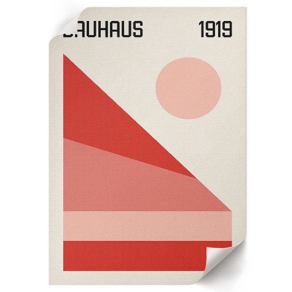 Tisk na plátno Bauhaus 1919