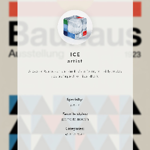 Tisk na plátno Bauhaus 1919