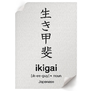 Nástěnný plakát Japonská typografie
