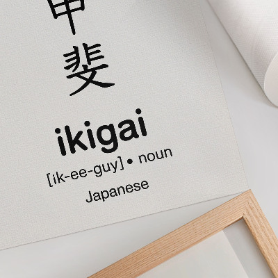 Nástěnný plakát Japonská typografie