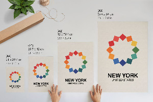 Plakát z fotky Ilustrace z New Yorku