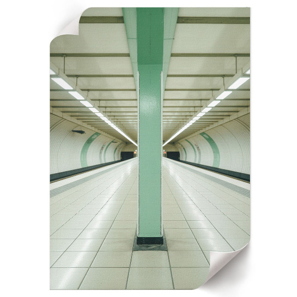Dekorativní plakát Tunel metra
