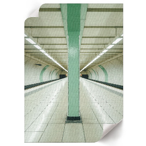 Dekorativní plakát Tunel metra