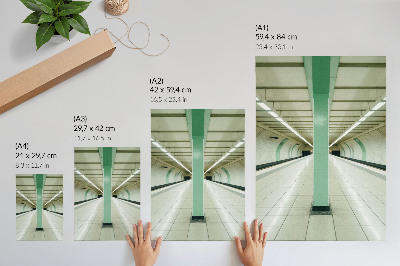 Dekorativní plakát Tunel metra