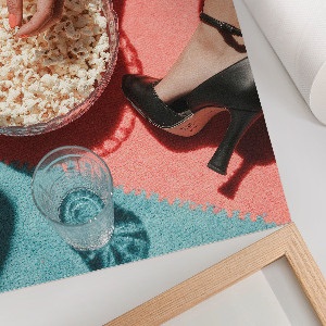 Nástěnný plakát Retro popcorn