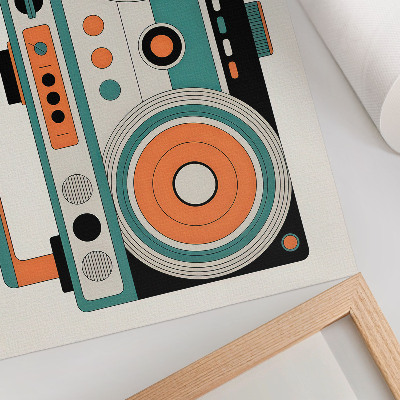 Dekorativní plakát Retro boombox