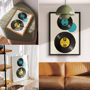 Plakát z fotky Vinylové umění