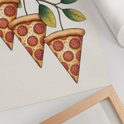 Nástěnný plakát Pizza na větvi