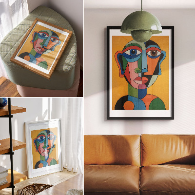 Tisk na plátno Surrealistický portrét