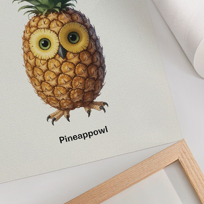 Nástěnný plakát Ananasová sova