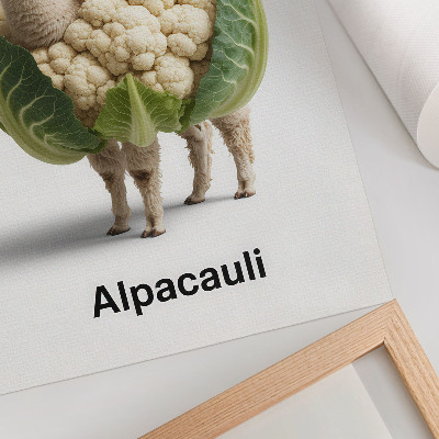 Plakát z fotky Alpaka květák