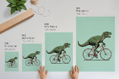Plakát Dinosaurus na kole