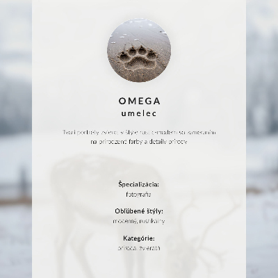 Plakát na zeď Kůň v zimě