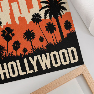 Tisk na plátno Hollywoodský pohled