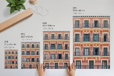 Dekorativní plakát Barevná architektura