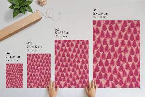 Plakát na zeď Růžové kapky