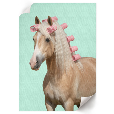 Plakát na zeď Kůň s válečky