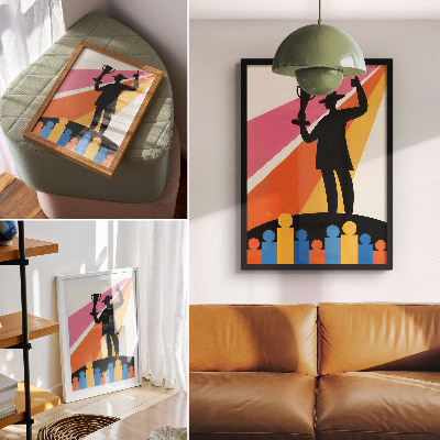 Dekorativní plakát Ilustrace vítězství