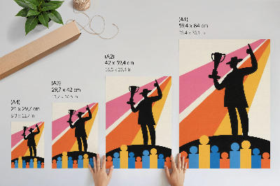 Dekorativní plakát Ilustrace vítězství