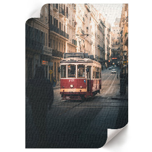 Dekorativní plakát Městská tramvaj
