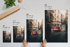 Dekorativní plakát Městská tramvaj