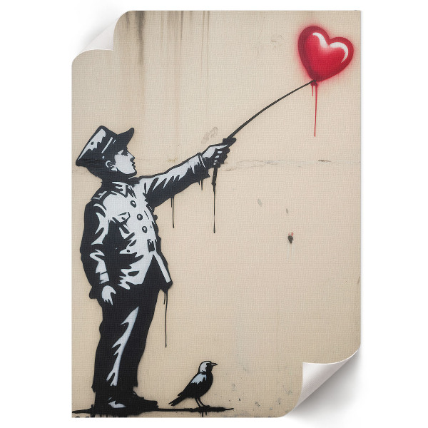 Dekorativní plakát Graffiti na zdi