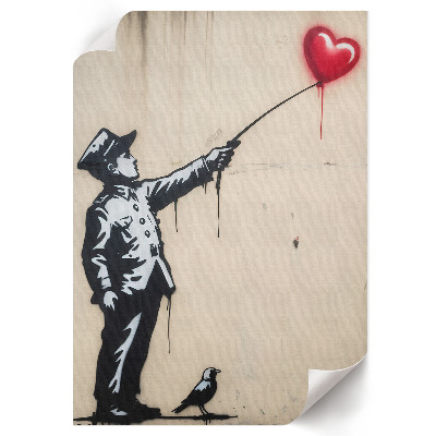 Dekorativní plakát Graffiti na zdi