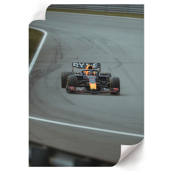 Dekorativní plakát Formulový závod