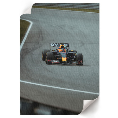 Dekorativní plakát Formulový závod