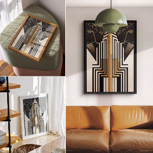 Plakát z fotky Art deco