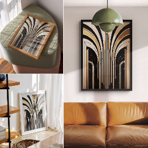 Tisk na plátno Art deco